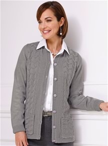Cosy Patterned Cardigan