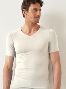 Damart Men's Thermolactyl Round Neck Interlock Mesh T-Shirt Degree