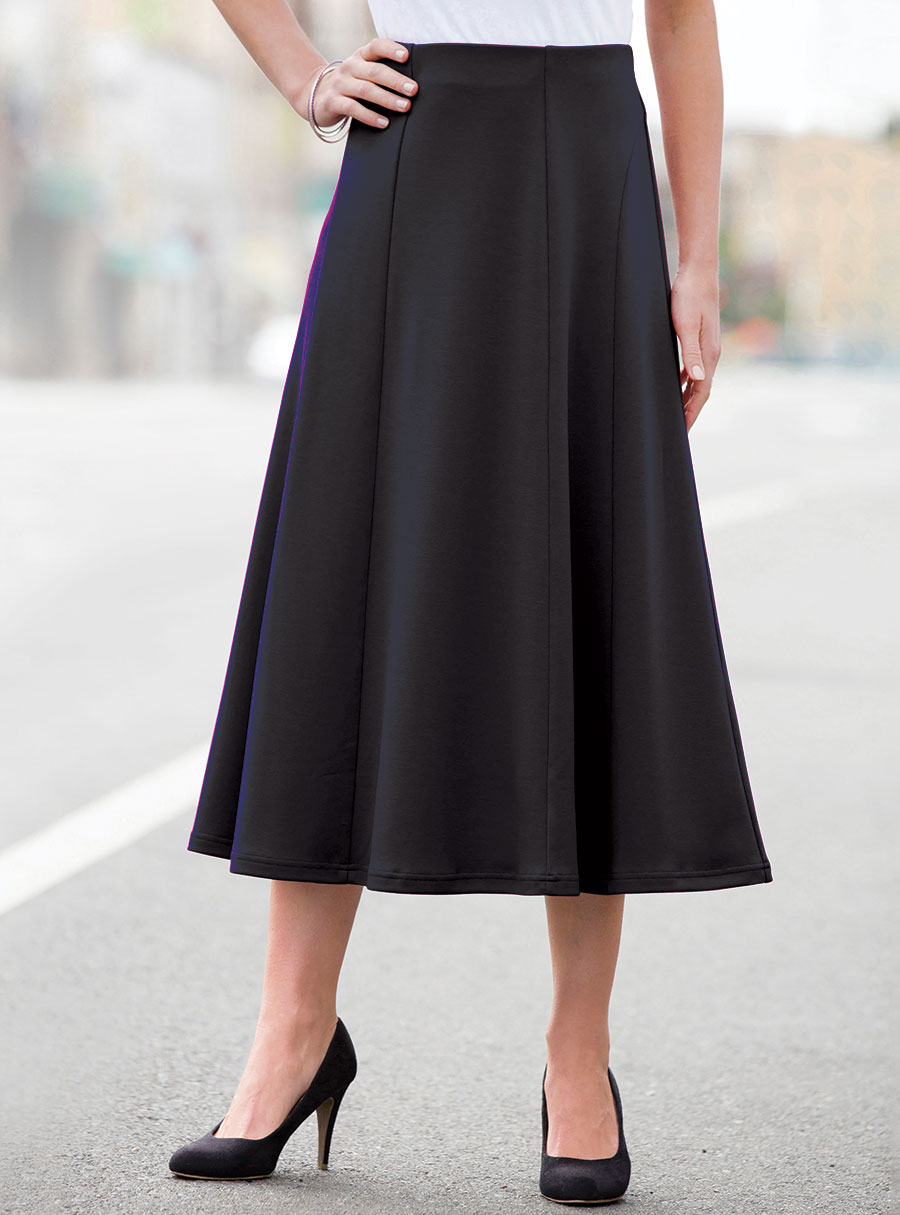 Elegant Jersey Skirt - Damart