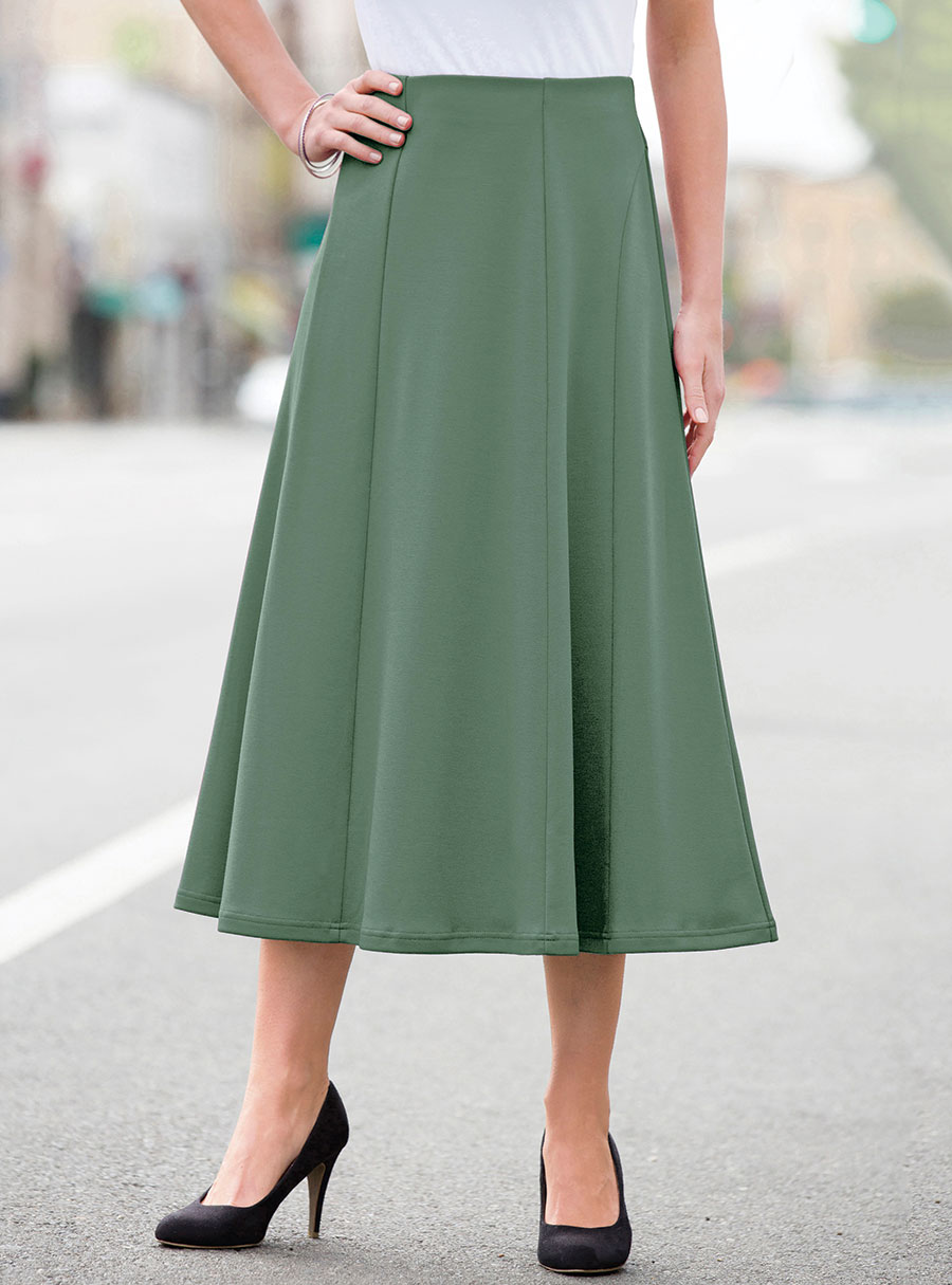 Elegant Jersey Skirt - Damart