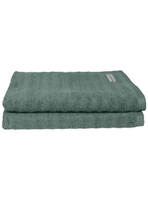 Horizon Ribbed Bath Towel Set of 2