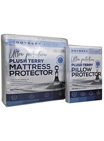 Plush Terry Mattress and Pillow Protector
